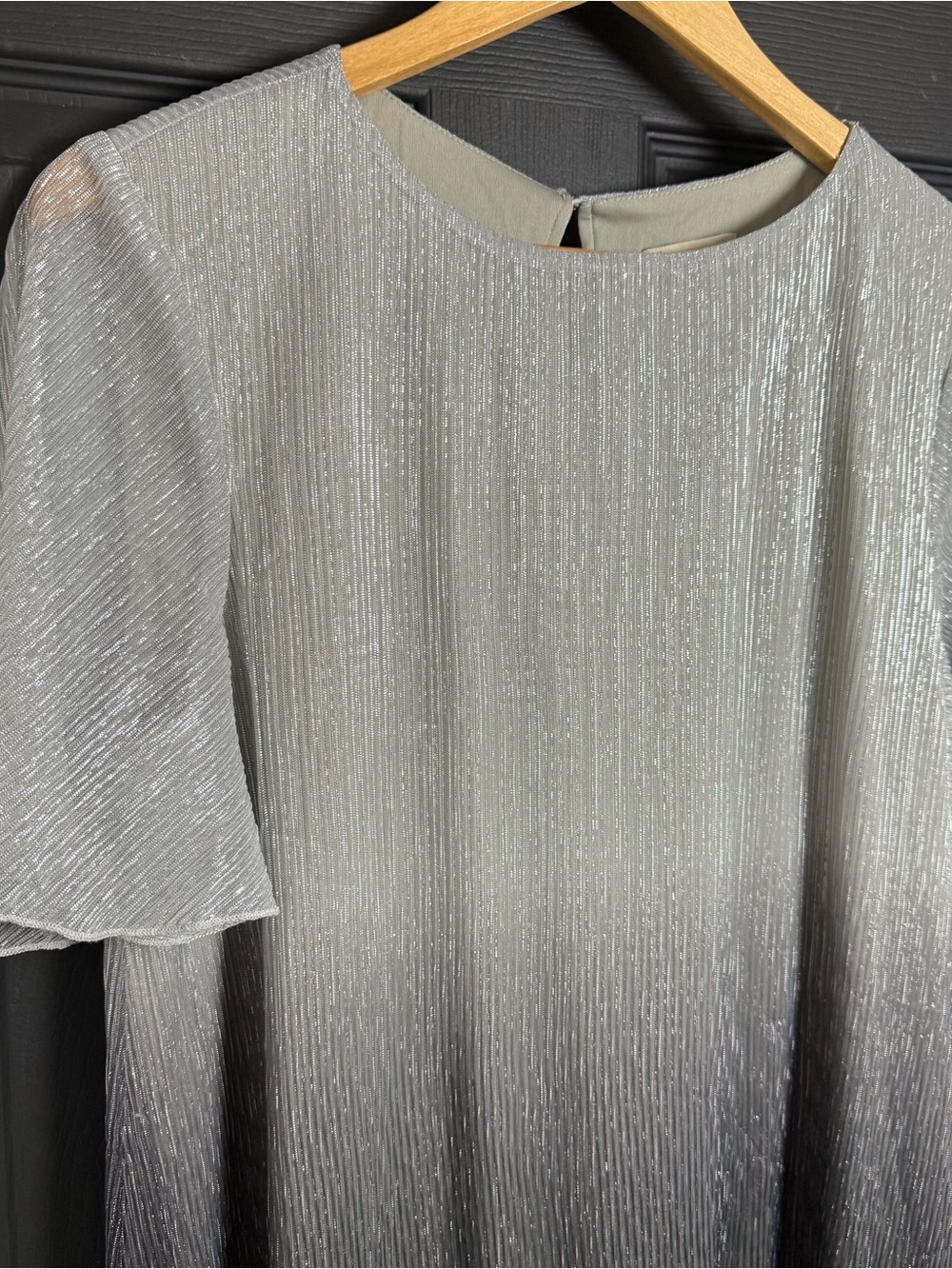 Show Me Your Mumu Silver to Navy Ombre Mini Dress - Picture 3 of 9